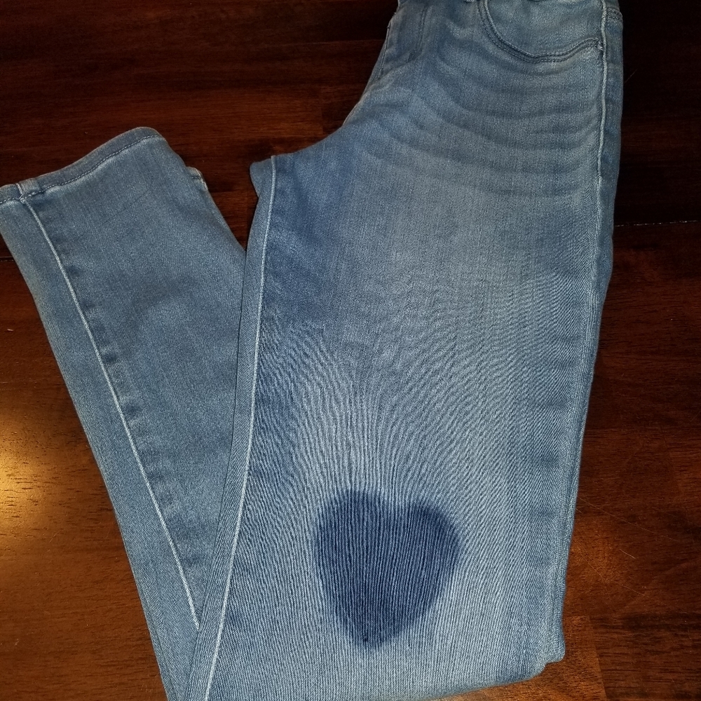 Girls Jean's with heart knees size 12